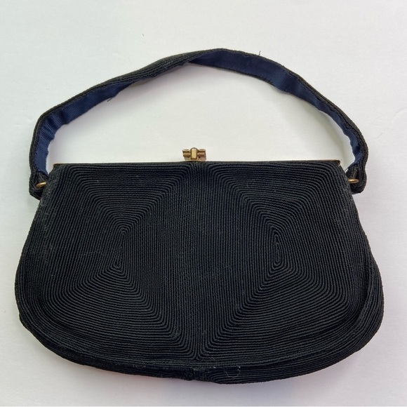 Vintage small black hand bag - Picture 5 of 5